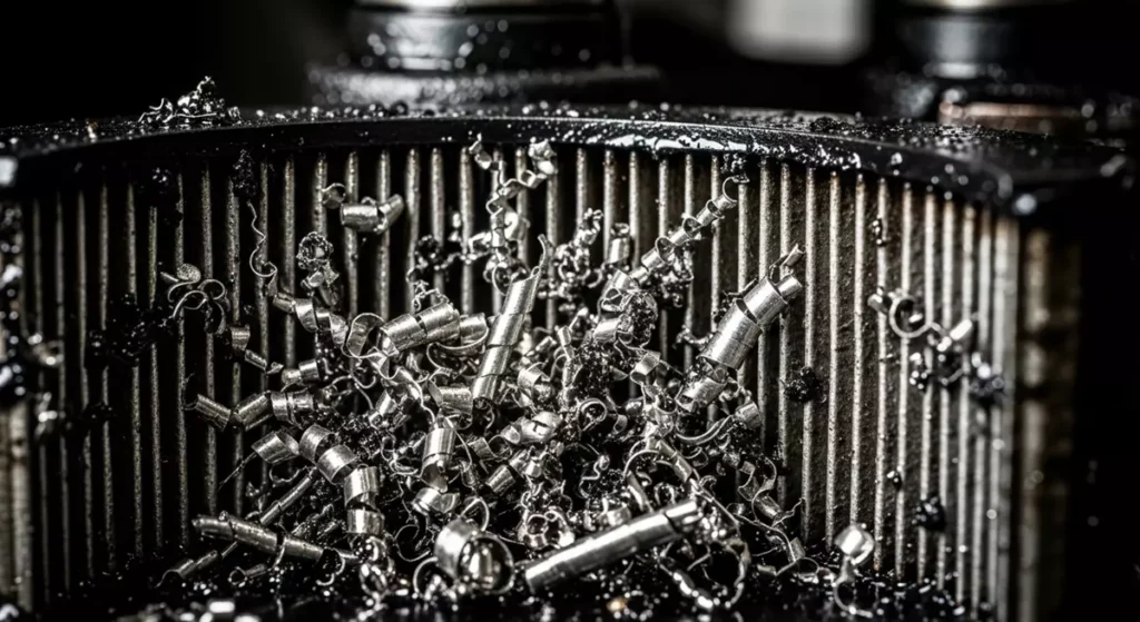 Uszkodzona pompa wysokiego ciśnienia generuje opiłki